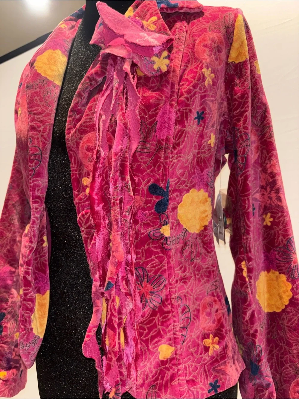Angie fuchsia velvet